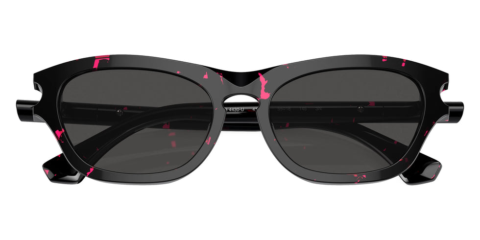 Burberry BE4430U Irregular Full-Rim Sunglasses.
