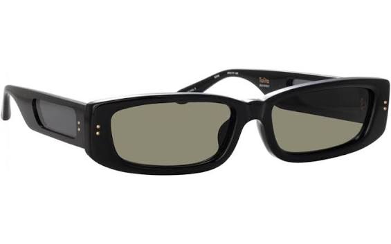 Linda Farrow Talita Rectangle-Frame Sunglasses