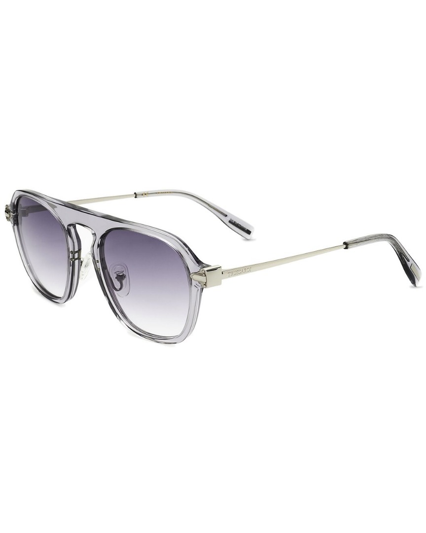 Trussardi Women's Grey Round Sunglasses