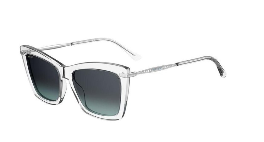 Jimmy Choo Sady/S Sunglasses Crystal / Grey Petrol Gradient