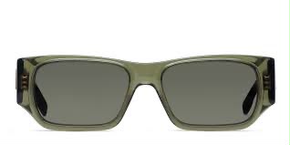 Olive Green Acetate Fendi Squared FE40144I Sunglasses